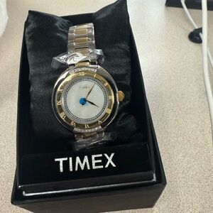Timex Gold and Silver Watch NWT